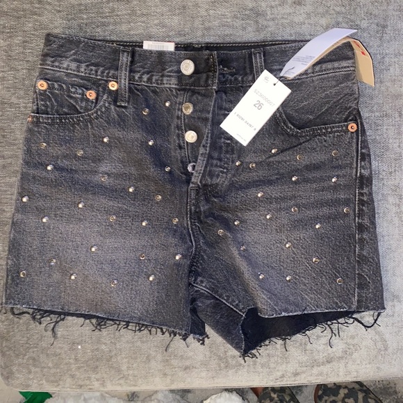 NWT Levi’s wedgie short size 26 bling bling - Picture 7 of 11